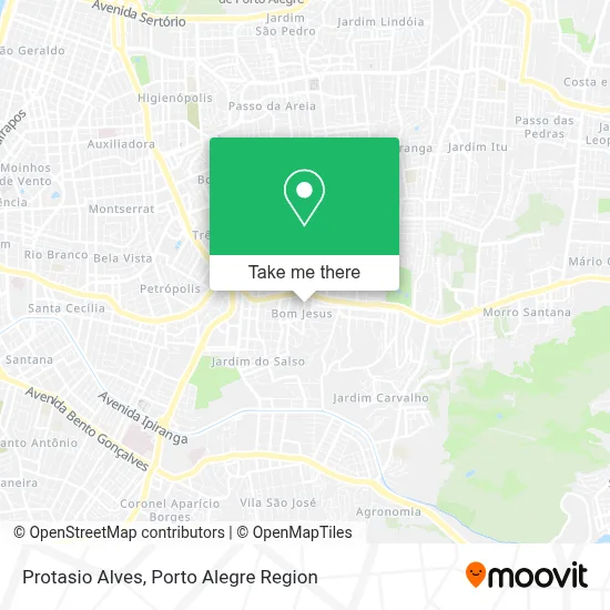 Protasio Alves map