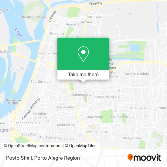 Posto Shell map