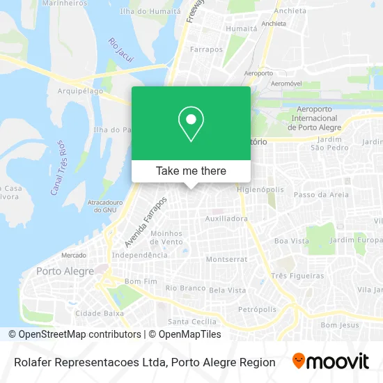 Rolafer Representacoes Ltda map