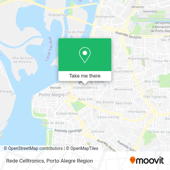 Rede Celltronics map