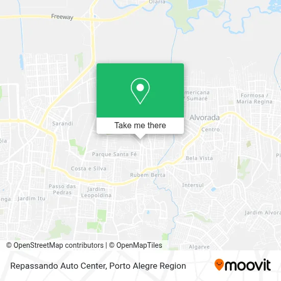 Repassando Auto Center map
