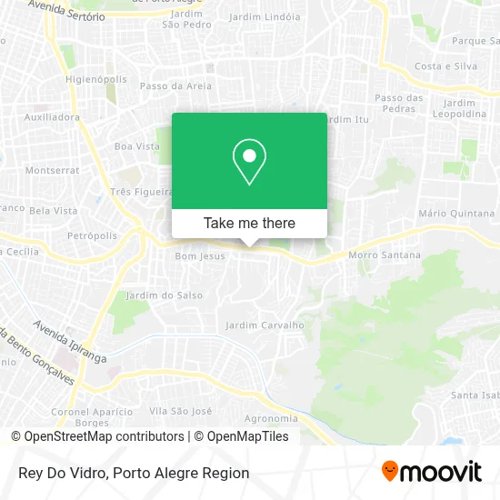 Rey Do Vidro map