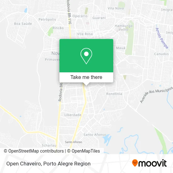 Open Chaveiro map