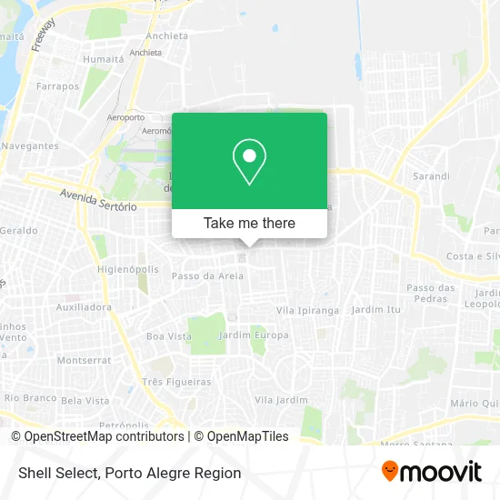 Shell Select map