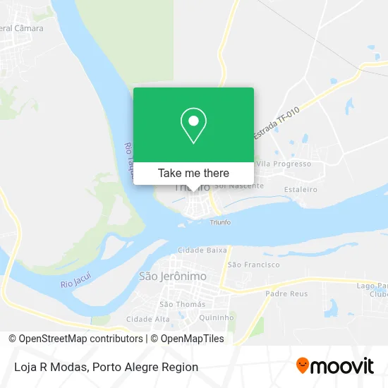 Loja R Modas map