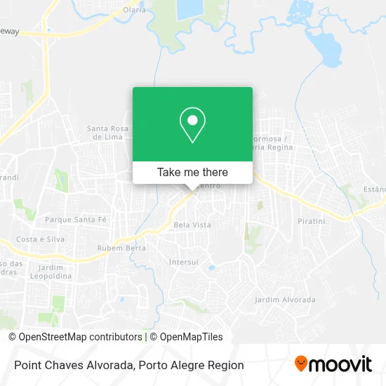 Point Chaves Alvorada map