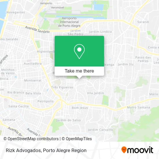 Rizk Advogados map