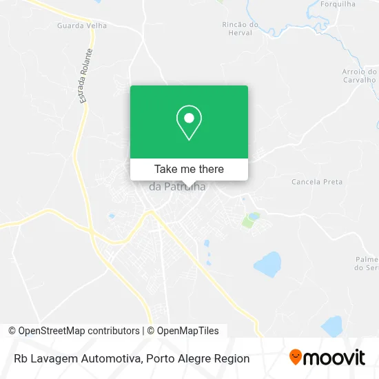 Rb Lavagem Automotiva map