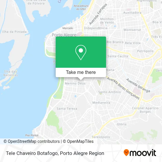 Tele Chaveiro Botafogo map
