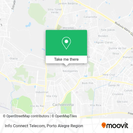 Info Connect Telecom map