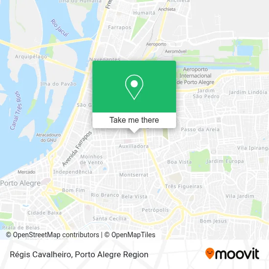 Régis Cavalheiro map