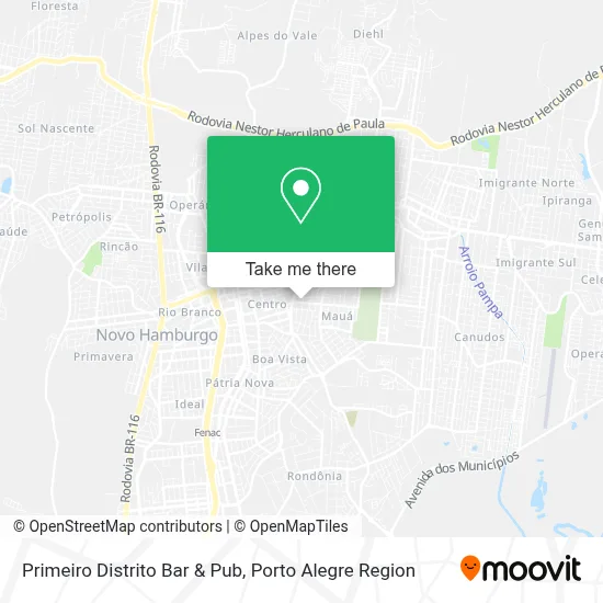 Primeiro Distrito Bar & Pub map