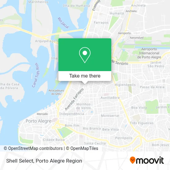Shell Select map
