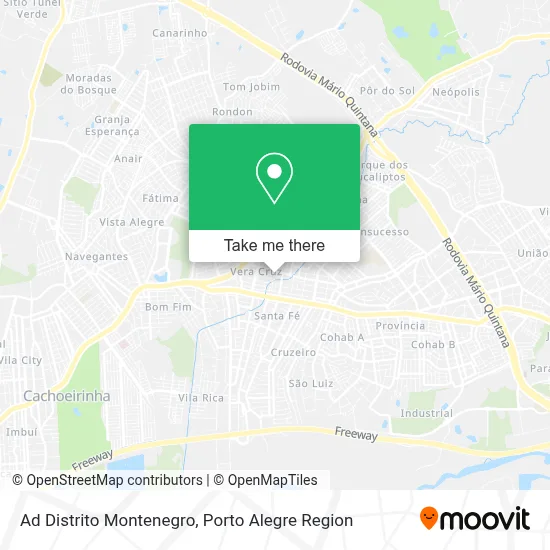 Ad Distrito Montenegro map