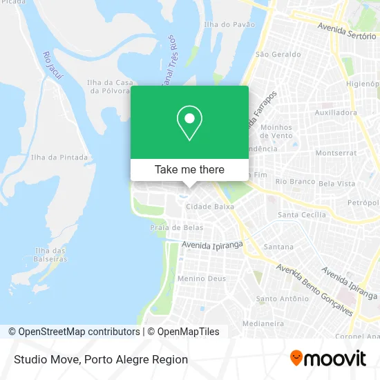 Studio Move map