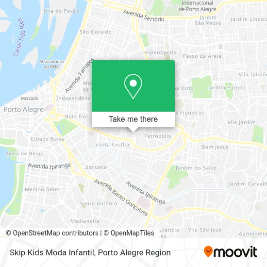 Skip Kids Moda Infantil map