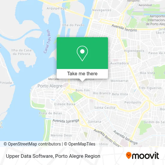 Upper Data Software map