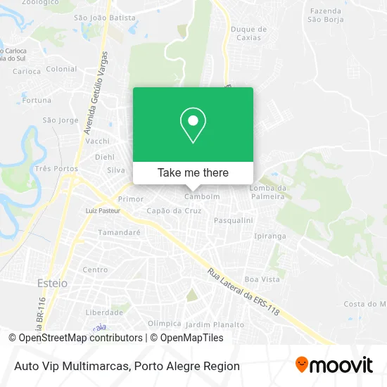 Auto Vip Multimarcas map