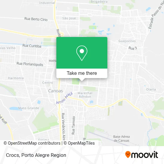 Crocs map
