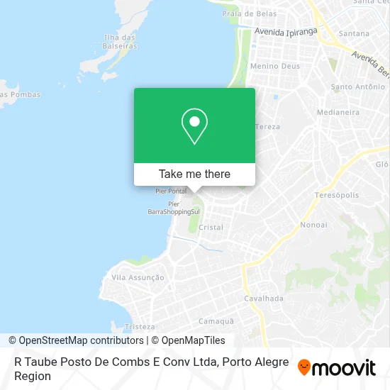 R Taube Posto De Combs E Conv Ltda map