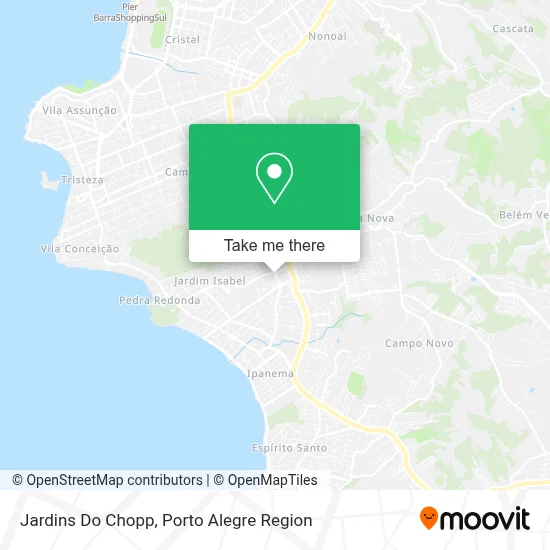 Jardins Do Chopp map