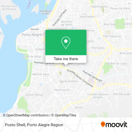 Posto Shell map
