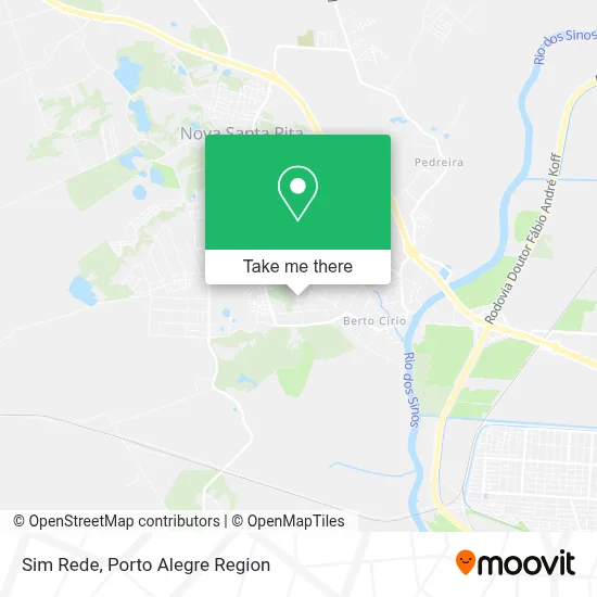 Sim Rede map