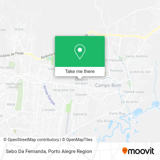 Sebo Da Fernanda map
