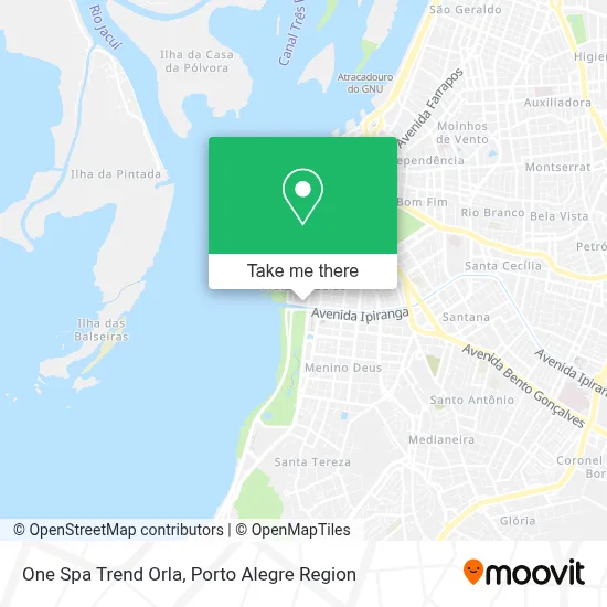 One Spa Trend Orla map