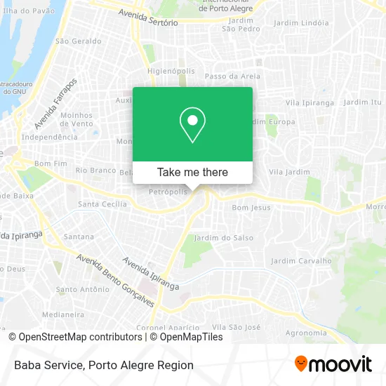 Baba Service map