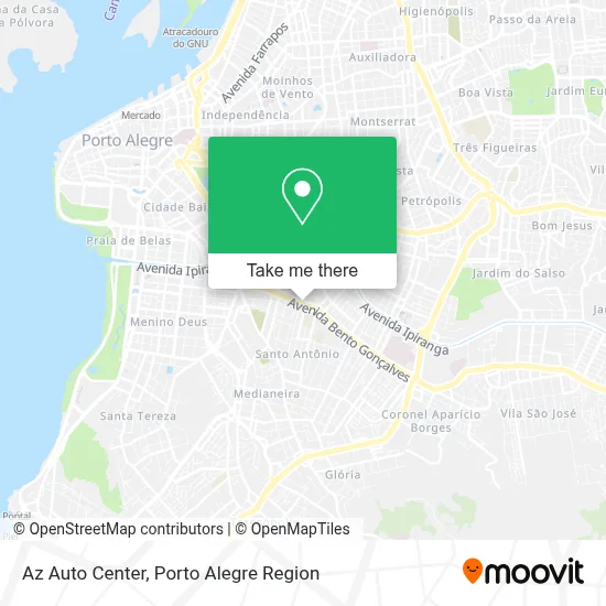 Az Auto Center map