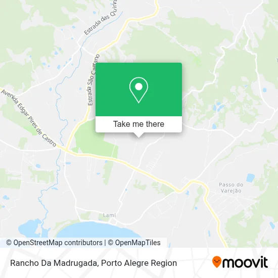 Rancho Da Madrugada map