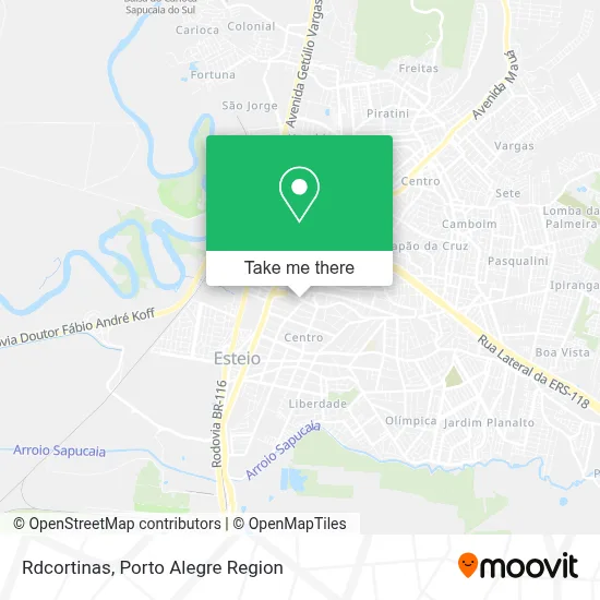 Rdcortinas map