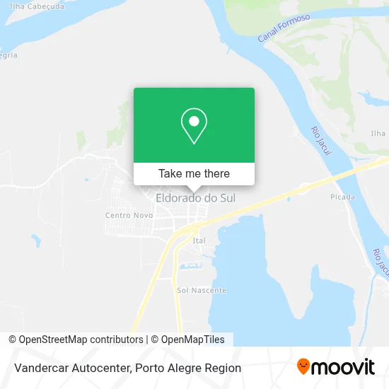 Vandercar Autocenter map