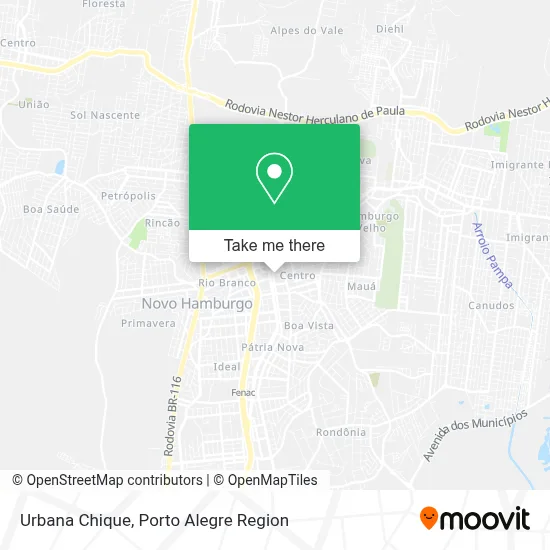 Urbana Chique map