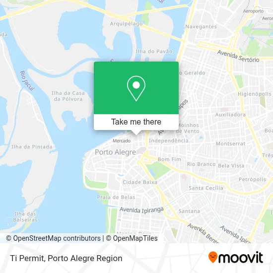 Ti Permit map