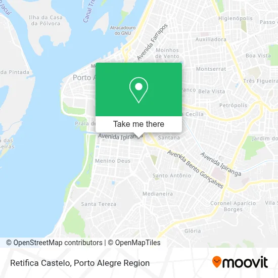 Retifica Castelo map