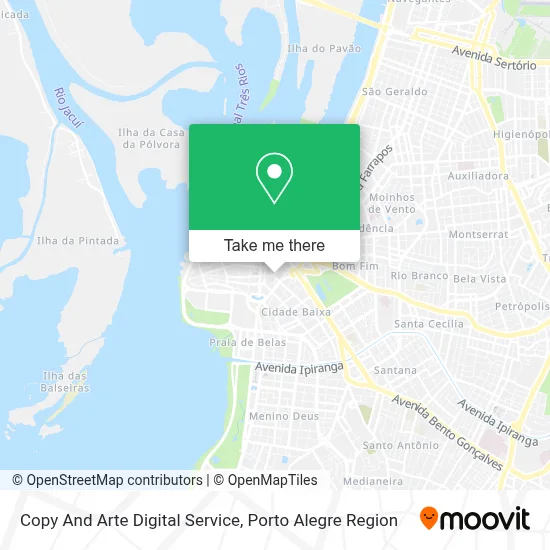 Copy And Arte Digital Service map