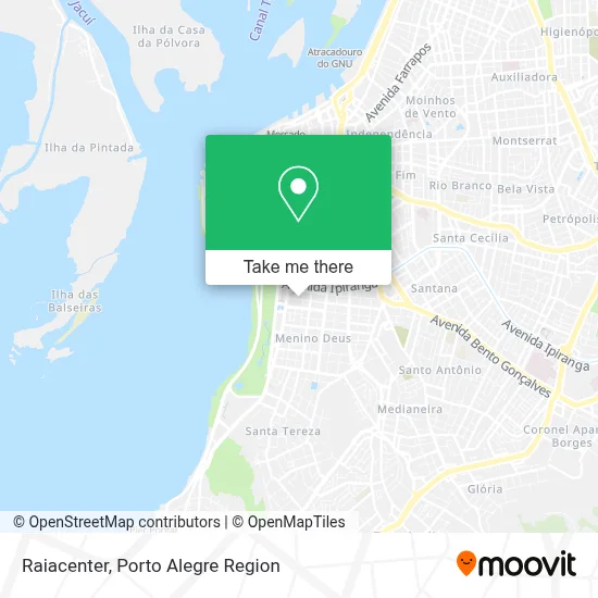 Raiacenter map