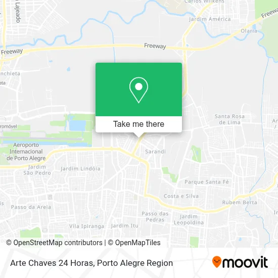 Arte Chaves 24 Horas map