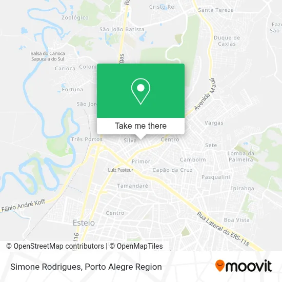 Simone Rodrigues map