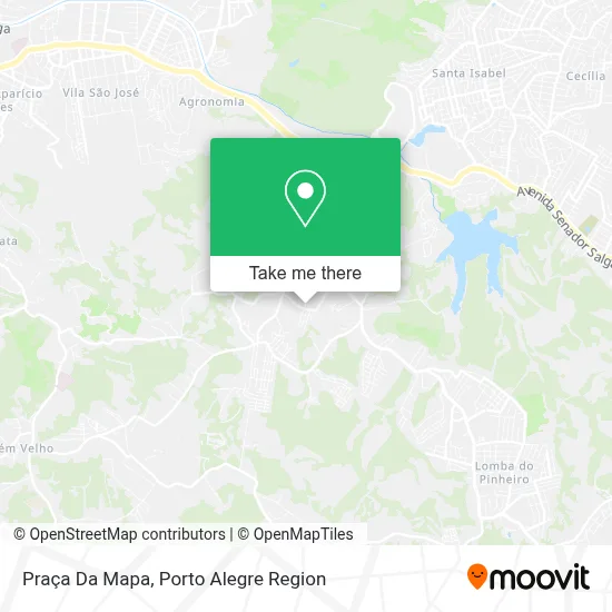 Praça Da Mapa map