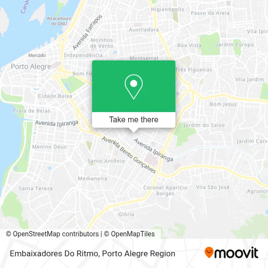 Embaixadores Do Ritmo map