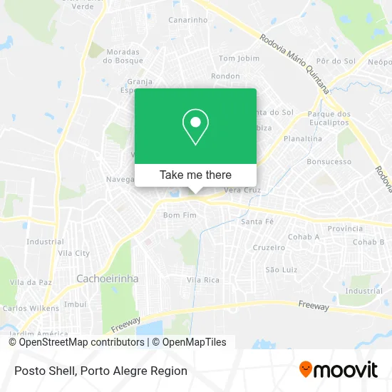 Posto Shell map