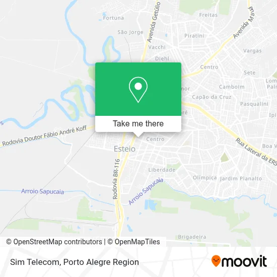 Sim Telecom map