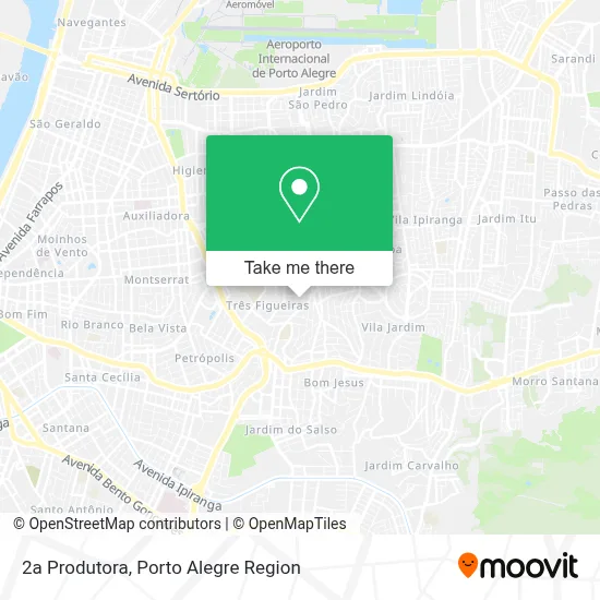 2a Produtora map