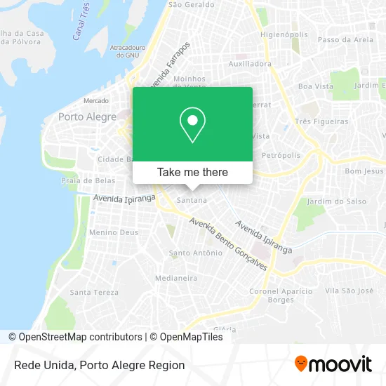 Rede Unida map