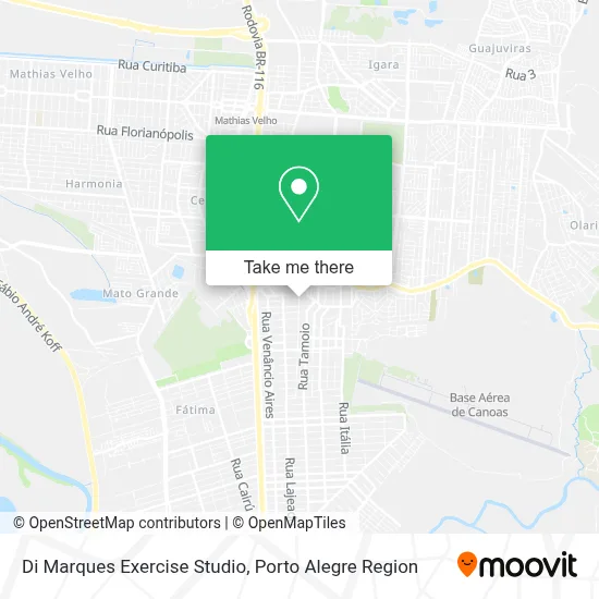 Di Marques Exercise Studio map