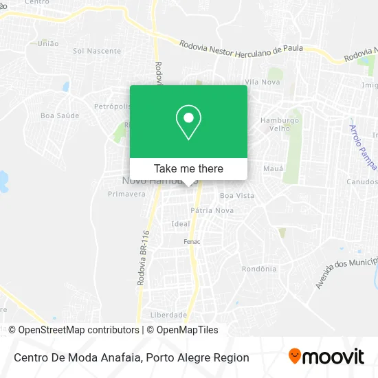Centro De Moda Anafaia map