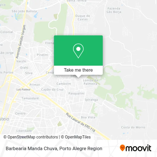 Barbearia Manda Chuva map